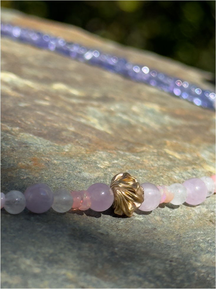 Tanzanite + Opal + Kunzite + Moonstone