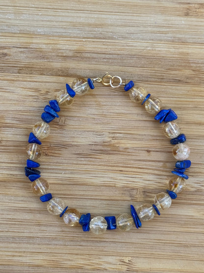 Lapis Lazuli + Citrine